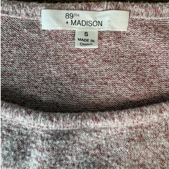 89th & Madison Light Pink Soft Long Sleeve Sweater Women's Small - Picture 9 of 9